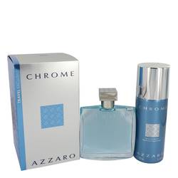Azzaro Chrome Cologne Gift Set for Men