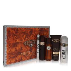 Fragluxe Cuba Gold Cologne Gift Set for Men