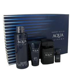 Perry Ellis Aqua Extreme Cologne Gift Set for Men