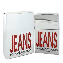 Roccobarocco Silver Jeans EDT for Men (New Packaging)