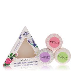 Yardley London 3 X Luxury Soaps - English Rose + English Lavender + Lily Of The Valley